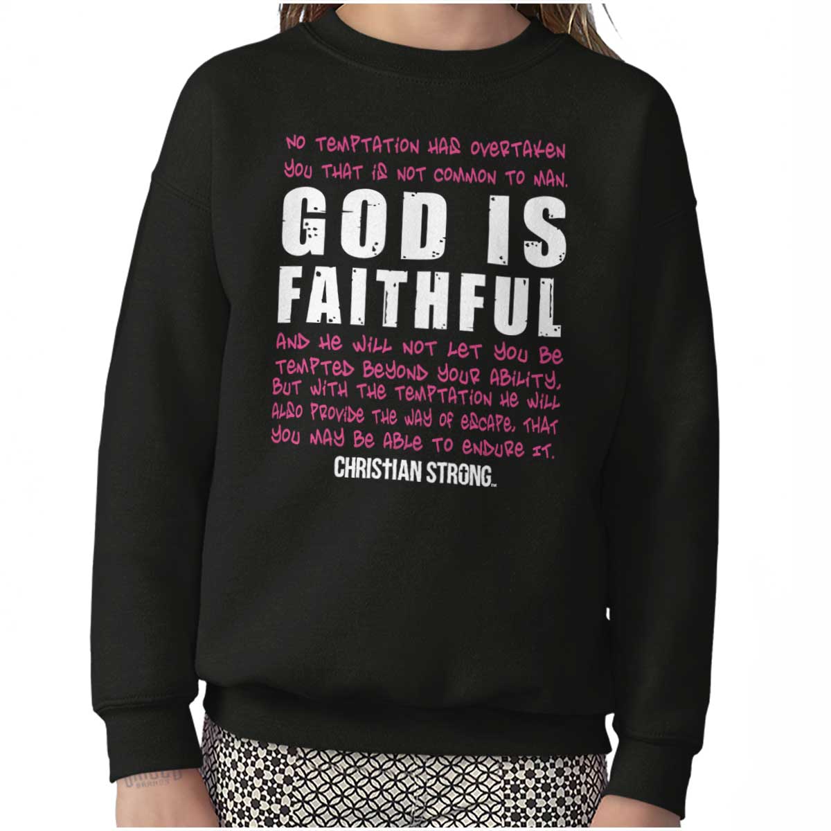 God Is Faithful Youth Sweatshirt