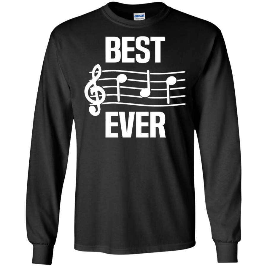 AGR Best Dad Ever Music Shirt Notes Funny Fathers Day Gift Ultra Cotton shirt