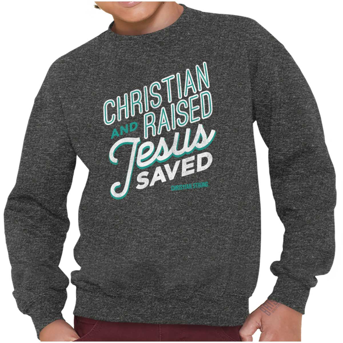 Jesus Saved Me Youth Sweatshirt