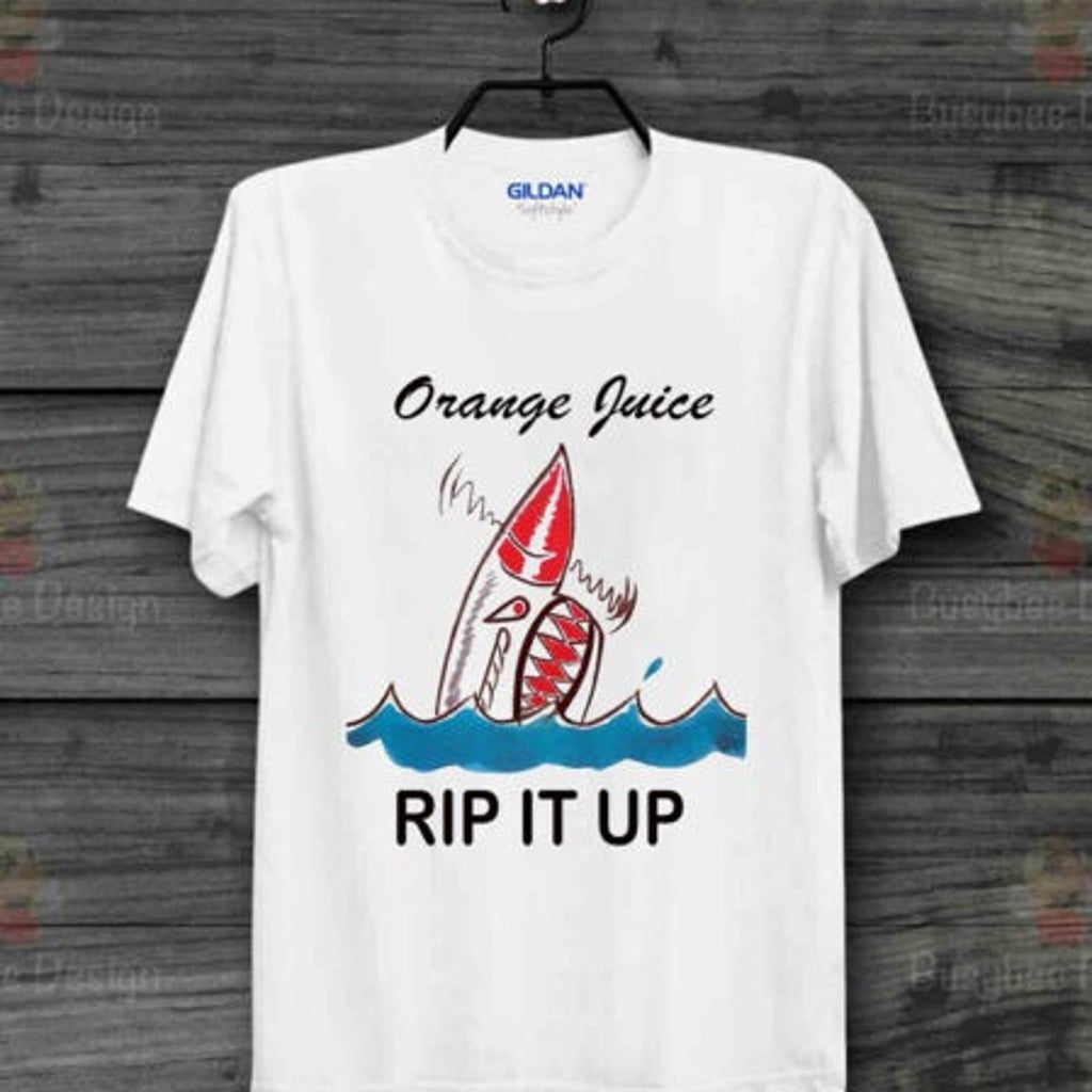 Orange Juice Rip It Up T Shirt Punk Retro Cool Vintage Tee Top