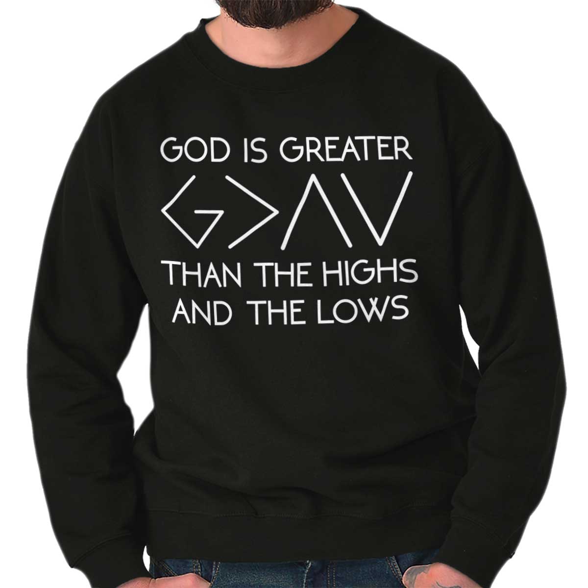 God Is Greater Crewneck Sweatshirt