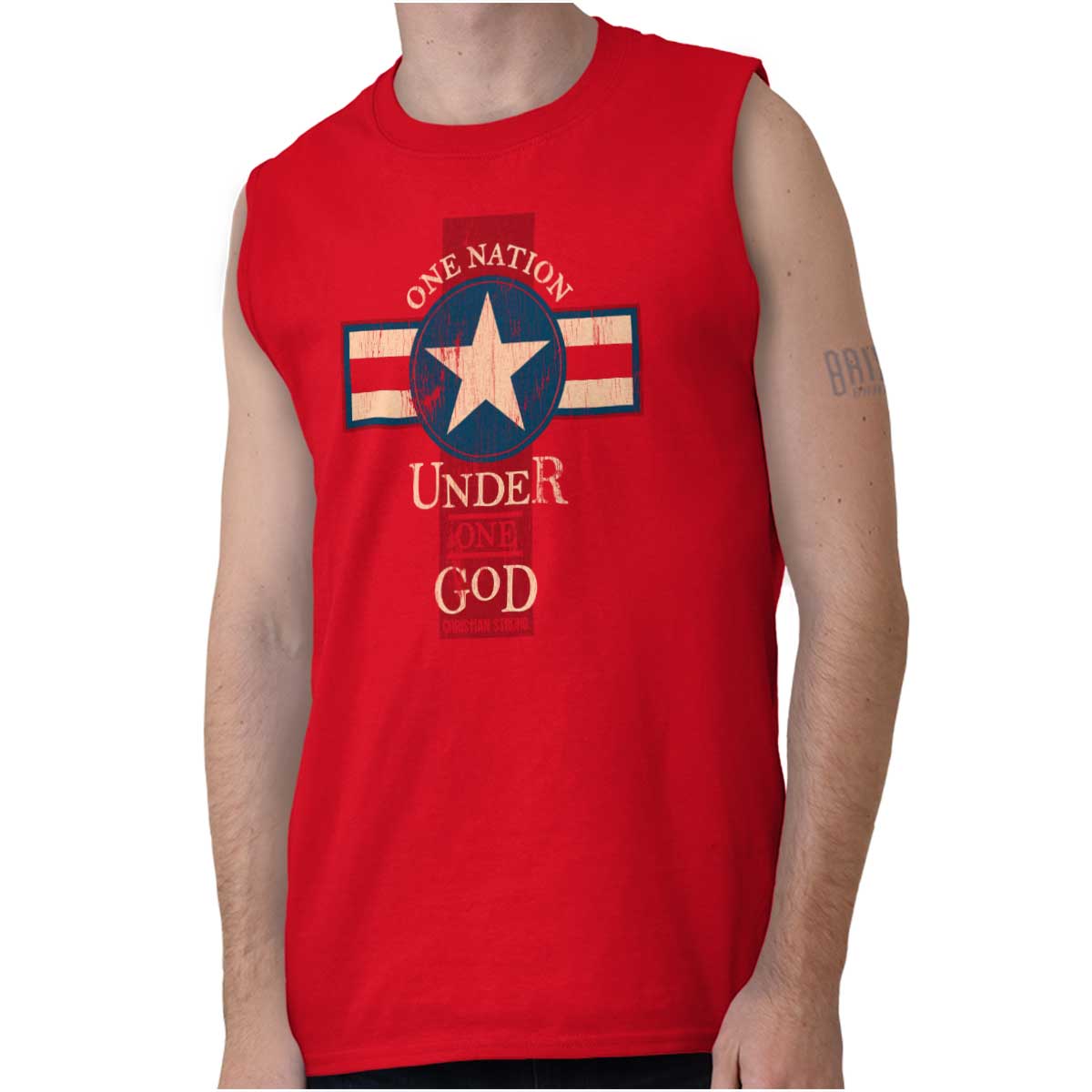 Under God Sleeveless T Shirt