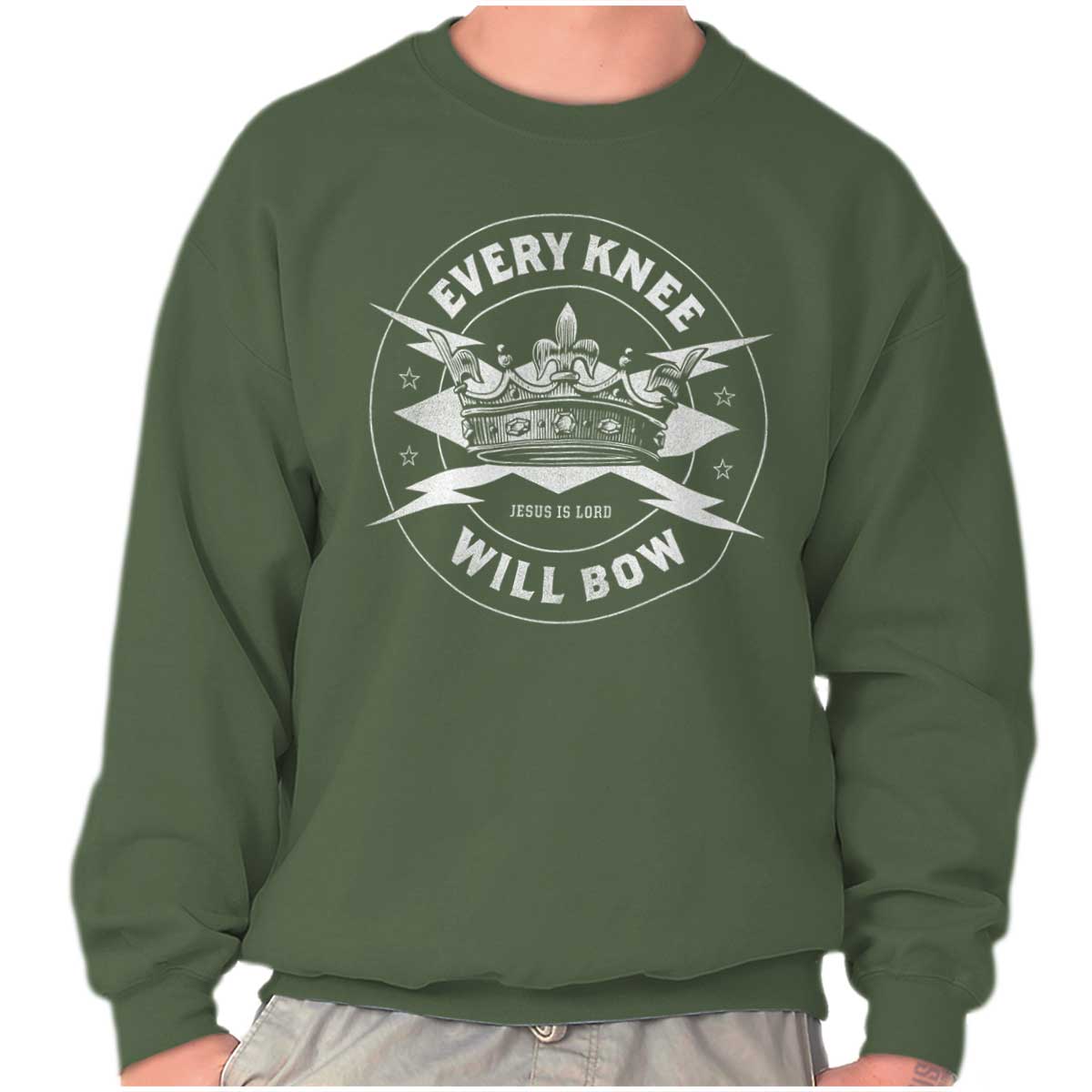 Every Knee Will Bow Crewneck Sweatshirt