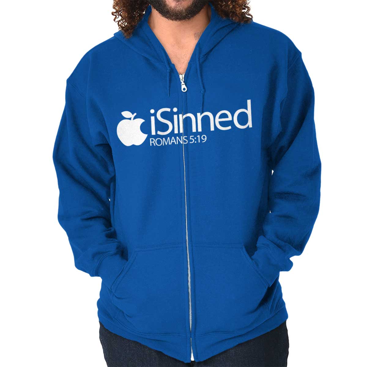 Isinned Zip Hoodie