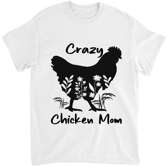 Mother’s Day – Mother’s Day 2024 – Crazy Chicken Lady Shirt, Chicken Mom Shirt, Love Mom Shirt, Mother’s Day Shirt – Personalized Shirt