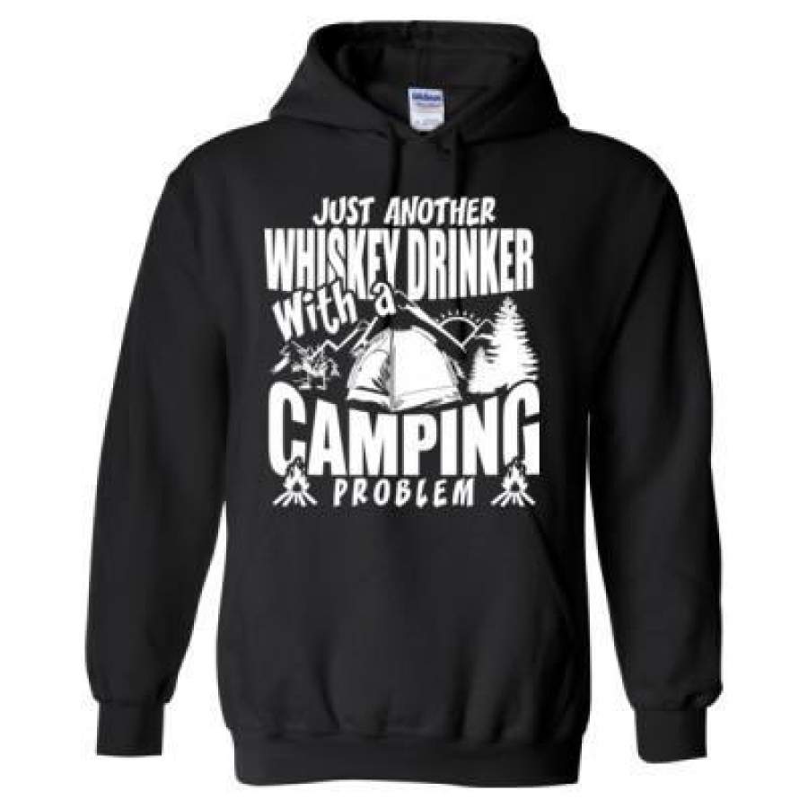 AGR Just Another Whiskey Drinker With A Camping Problem – Heavy Blend™ Hooded Sweatshirt