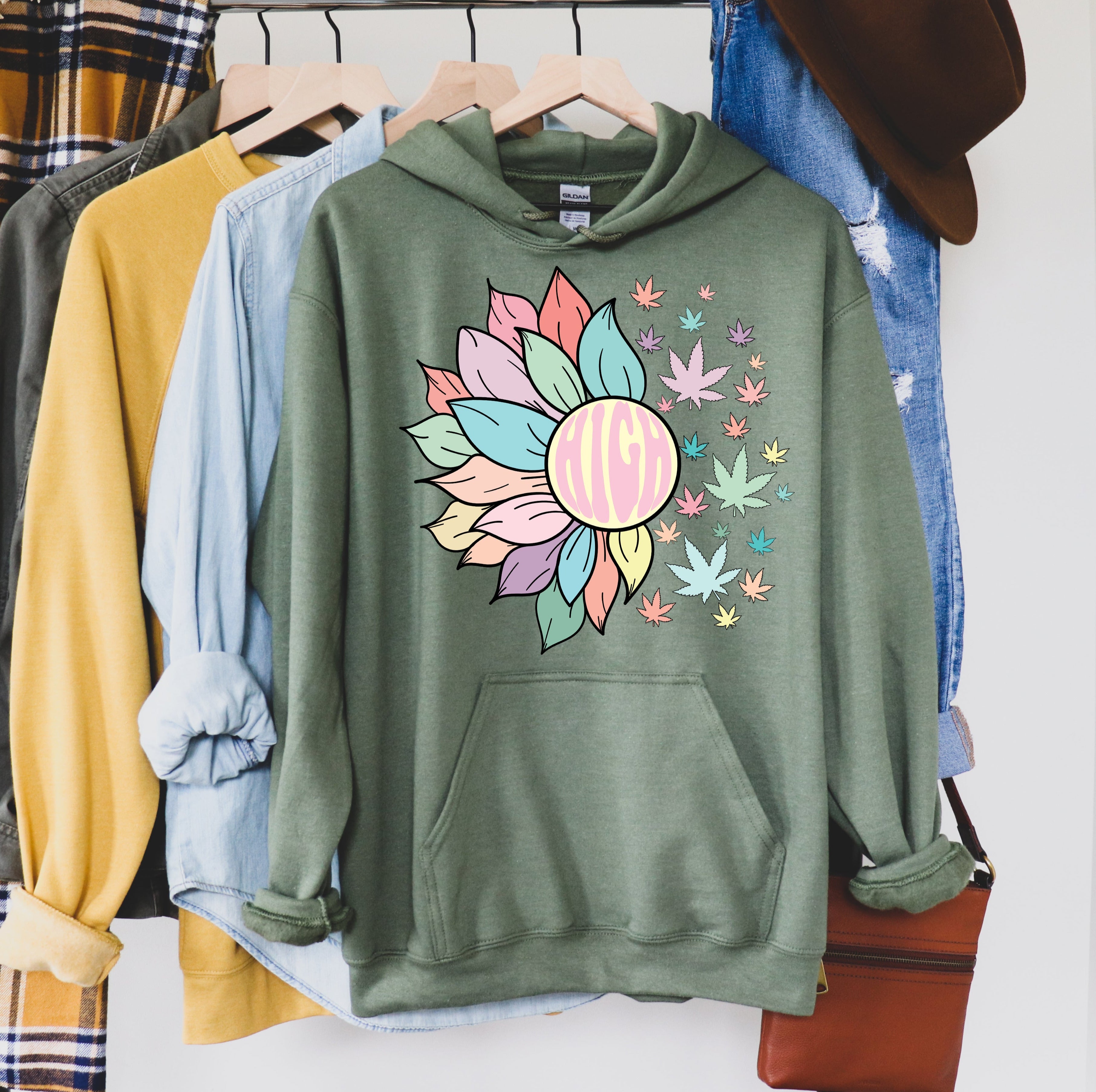 Sunflower Weed Hoodie