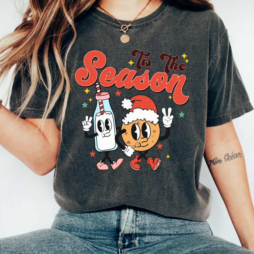 Tis The Season Milk & Cookie Shirt