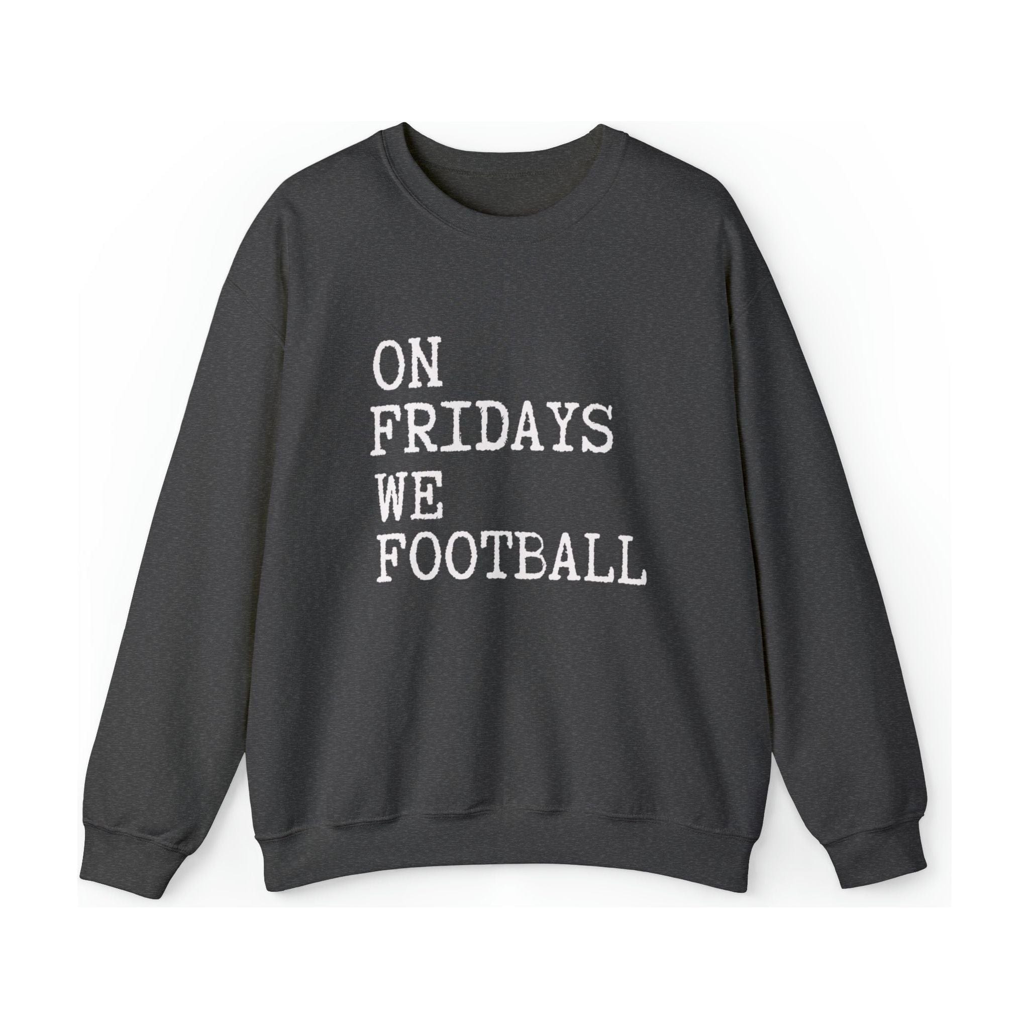 On Fridays We Football Crewneck Sweatshirt | Football Mom Gift