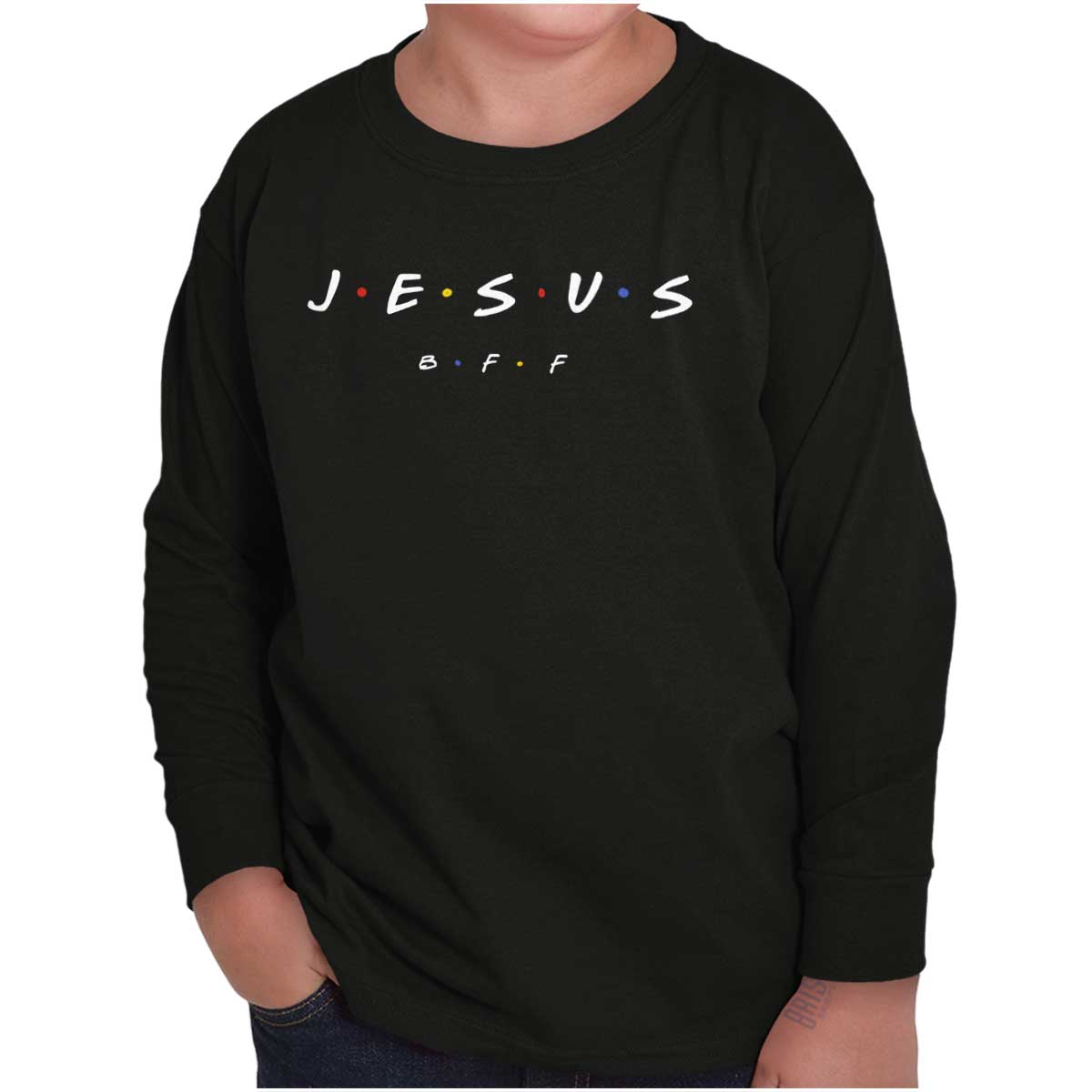 Jesus Christ Bff Youth Long Sleeve T Shirt