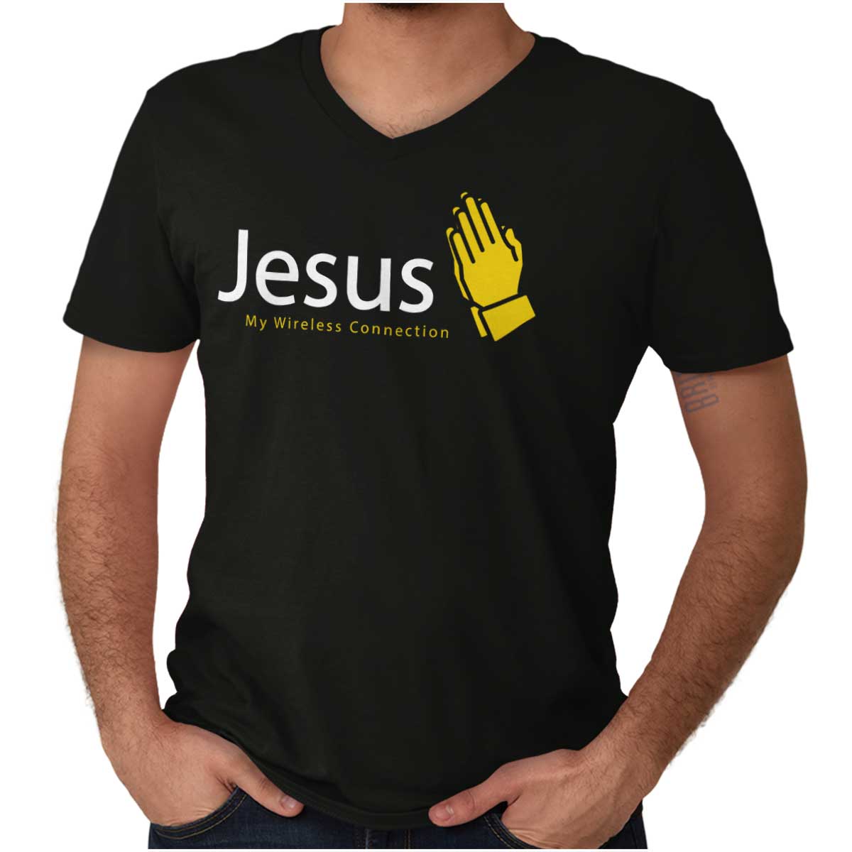 Jesus Connection V-Neck T Shirt