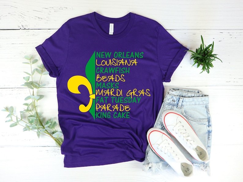 Mardi Gras Carnaval Gift, Parade Shirt, Louisiana Shirt, NOLA Shirt, King Cake Shirt, New Orleans Birthday Shirt,Mardi Gras Shirt For Women,