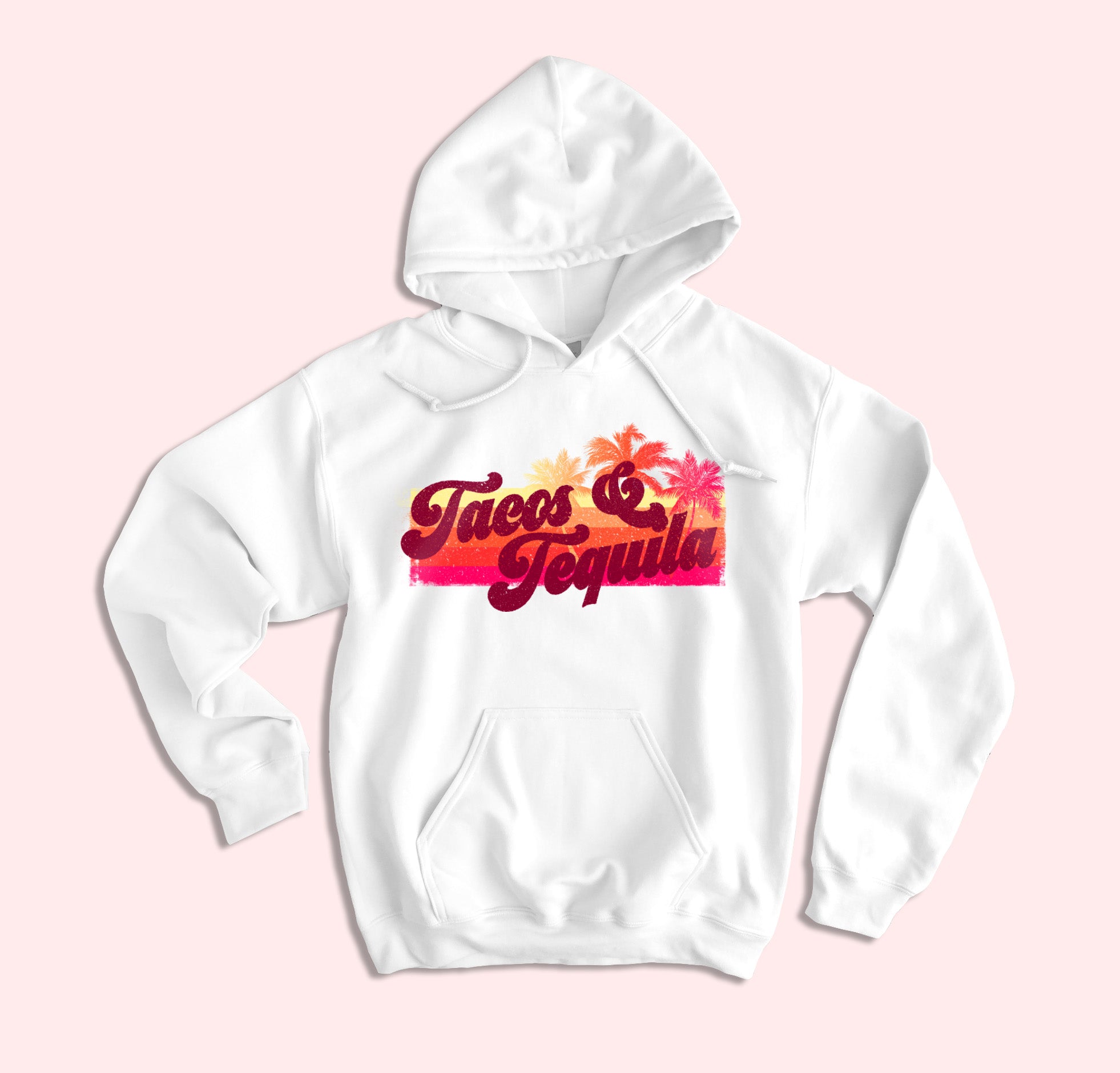 Tacos And Tequila Vintage Hoodie