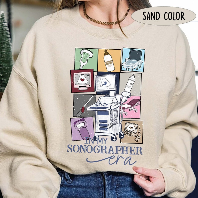 Ultrasound Tech Sweatshirt, Sonographer Shirt, Ultrasound Technologist Crewneck Sweatshirt, In My Sonographer Era Sonography Student