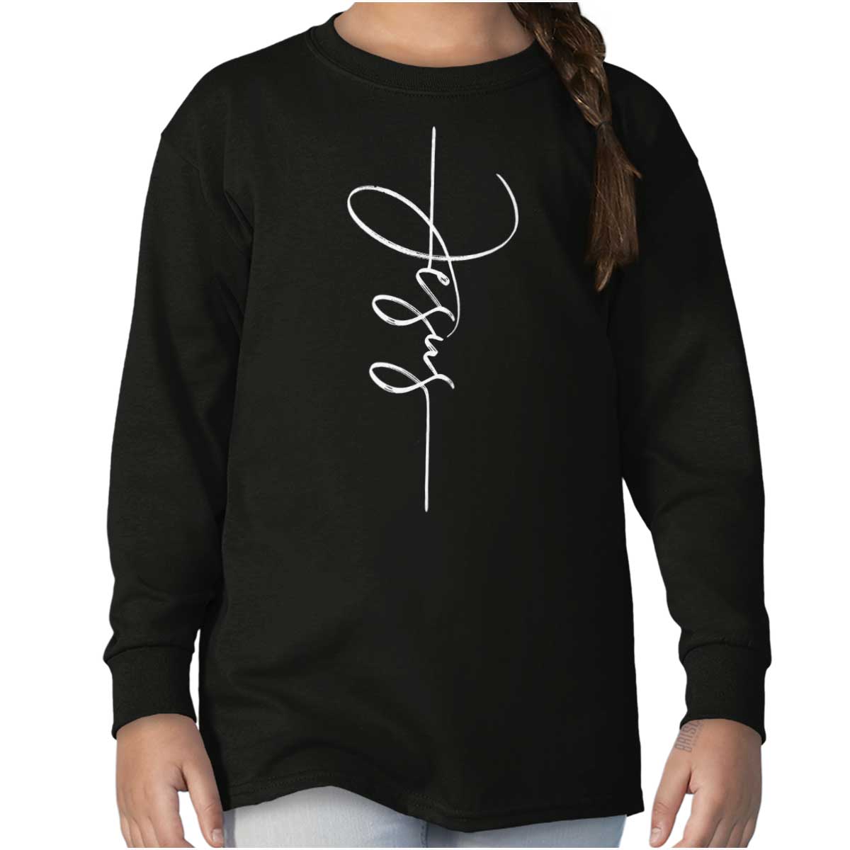 Jesus Fashion Youth Long Sleeve T Shirt