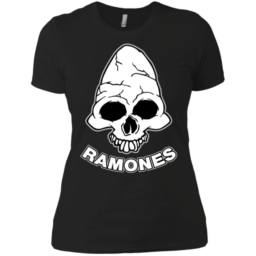 Ramones Caveira Ladies Premium T-Shirt