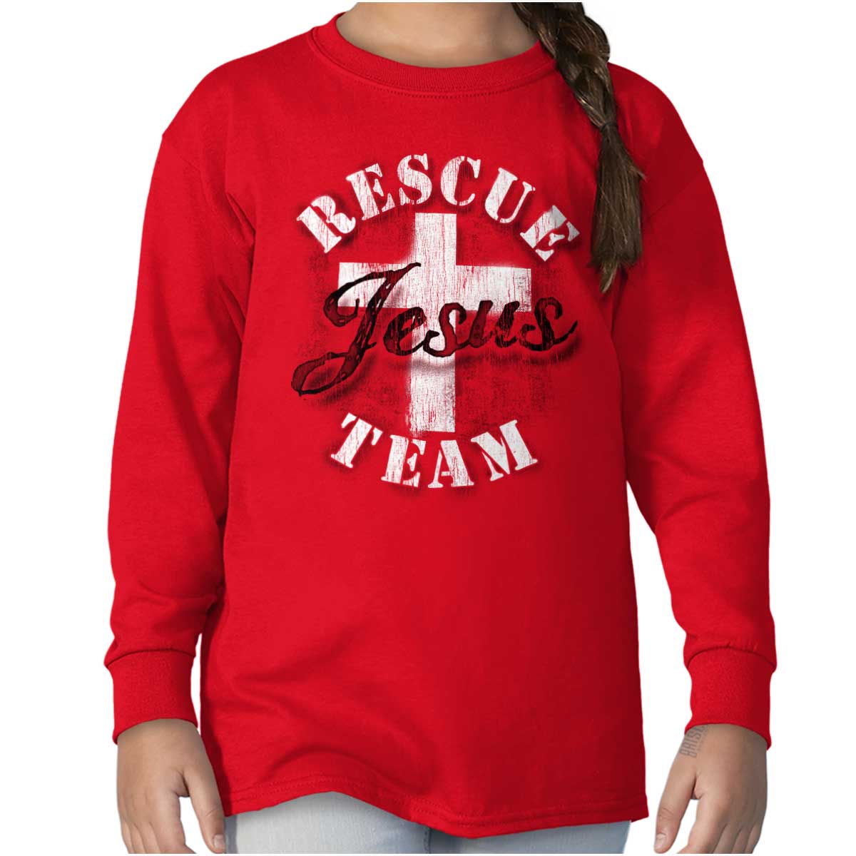 Rescue Team Youth Long Sleeve T Shirt