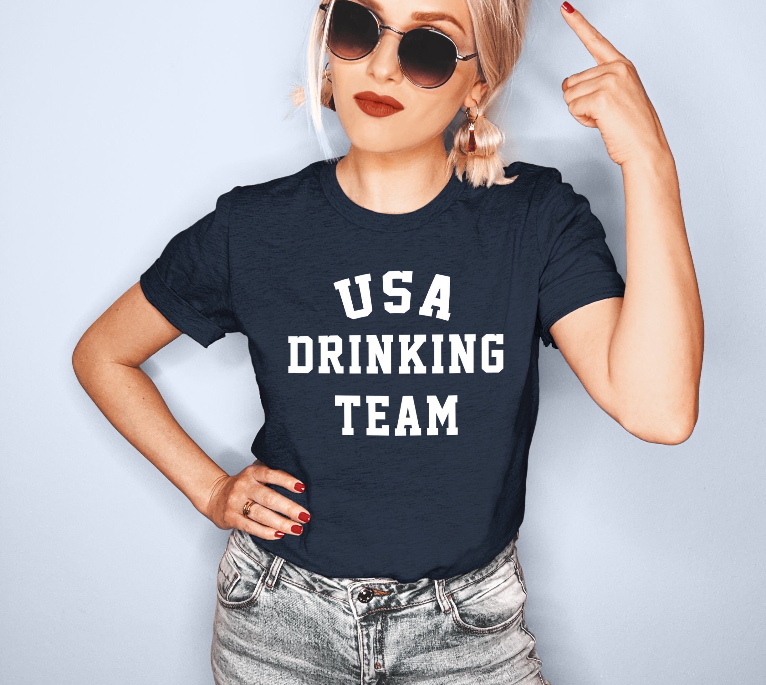 Usa Drinking Team Shirt