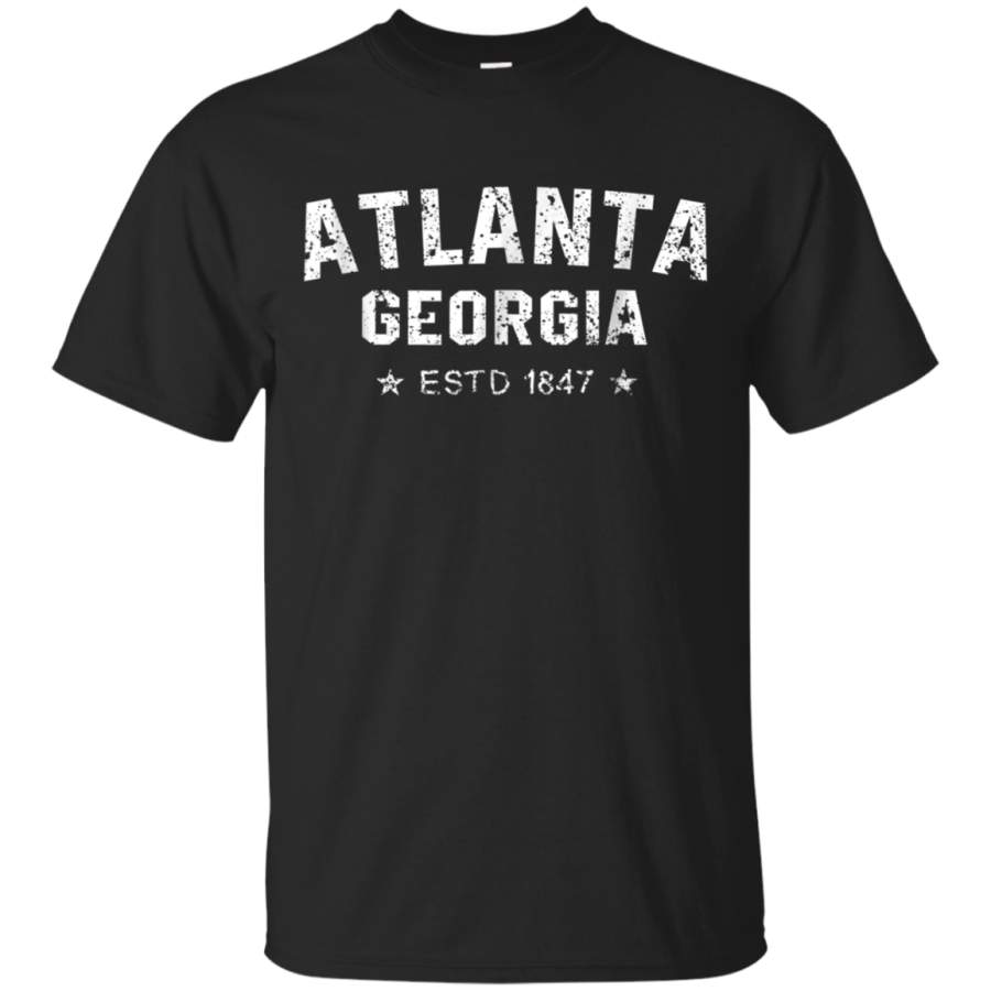 AGR Atlanta ATL Shirt Georgia Vintage Distressed Tee