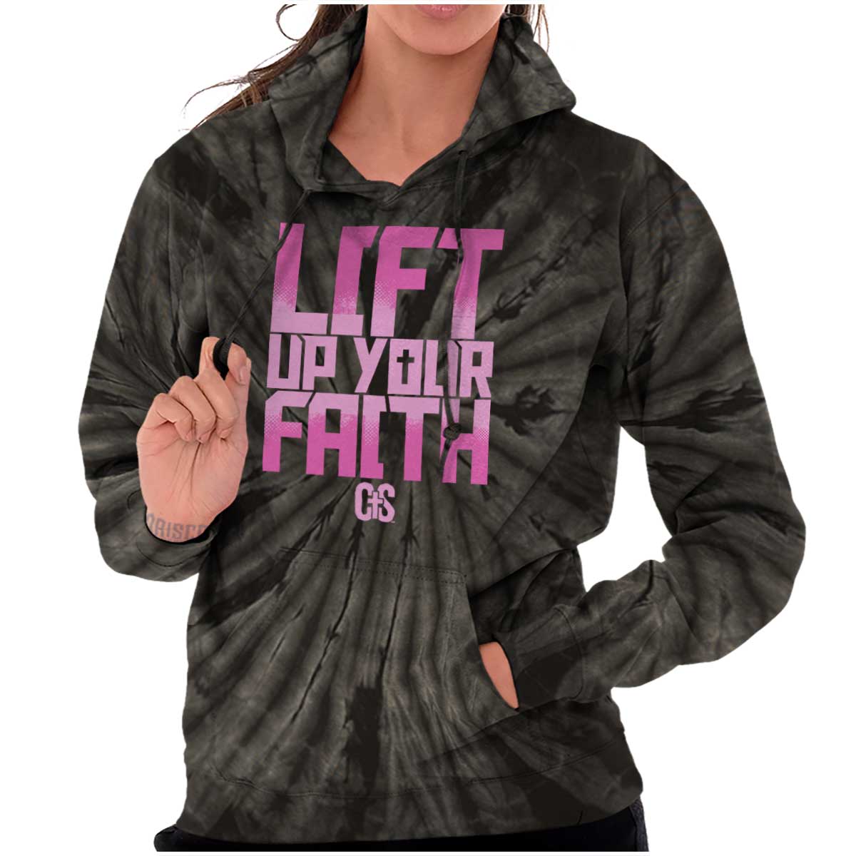 Lift Up Faith Tie Dye Hoodie