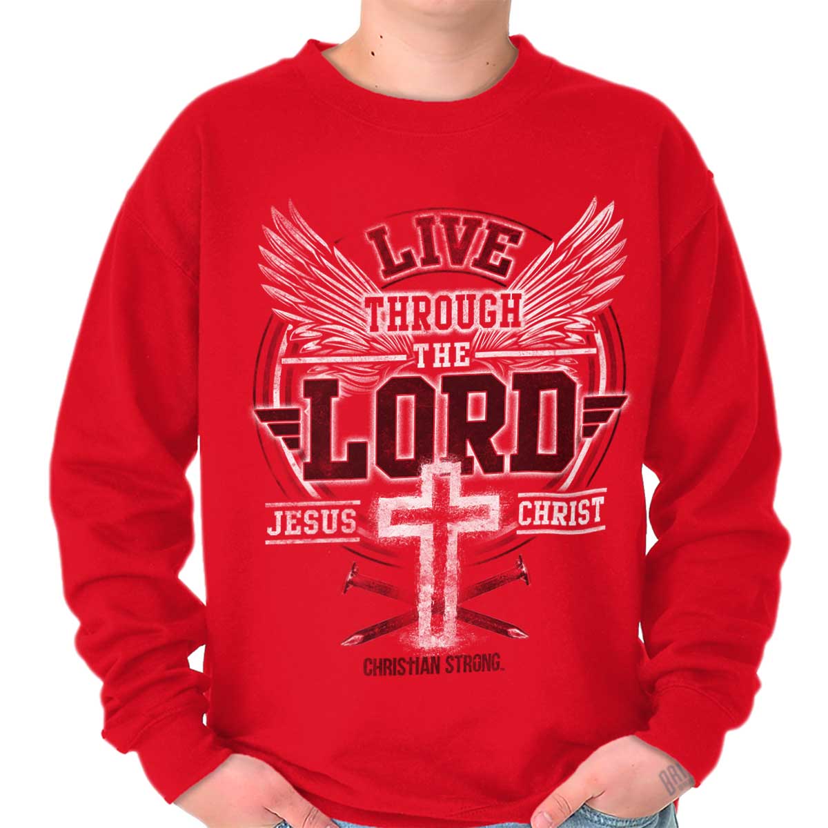 Through The Lord Crewneck Sweatshirt