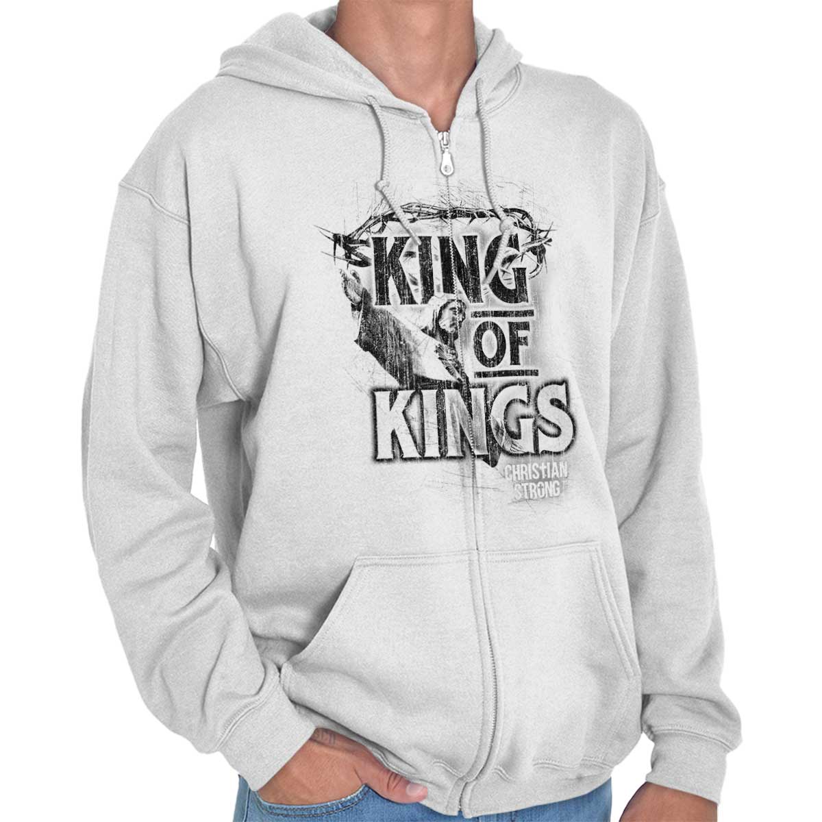 King Of Kings Zip Hoodie