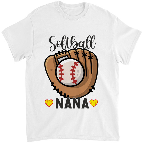 Mother’s Day – Mother’s Day 2024 – Softball Nana Shirt, Baseball Grandma Shirt, Softball Shirt, Love Grandma Shirt – Personalized Shirt