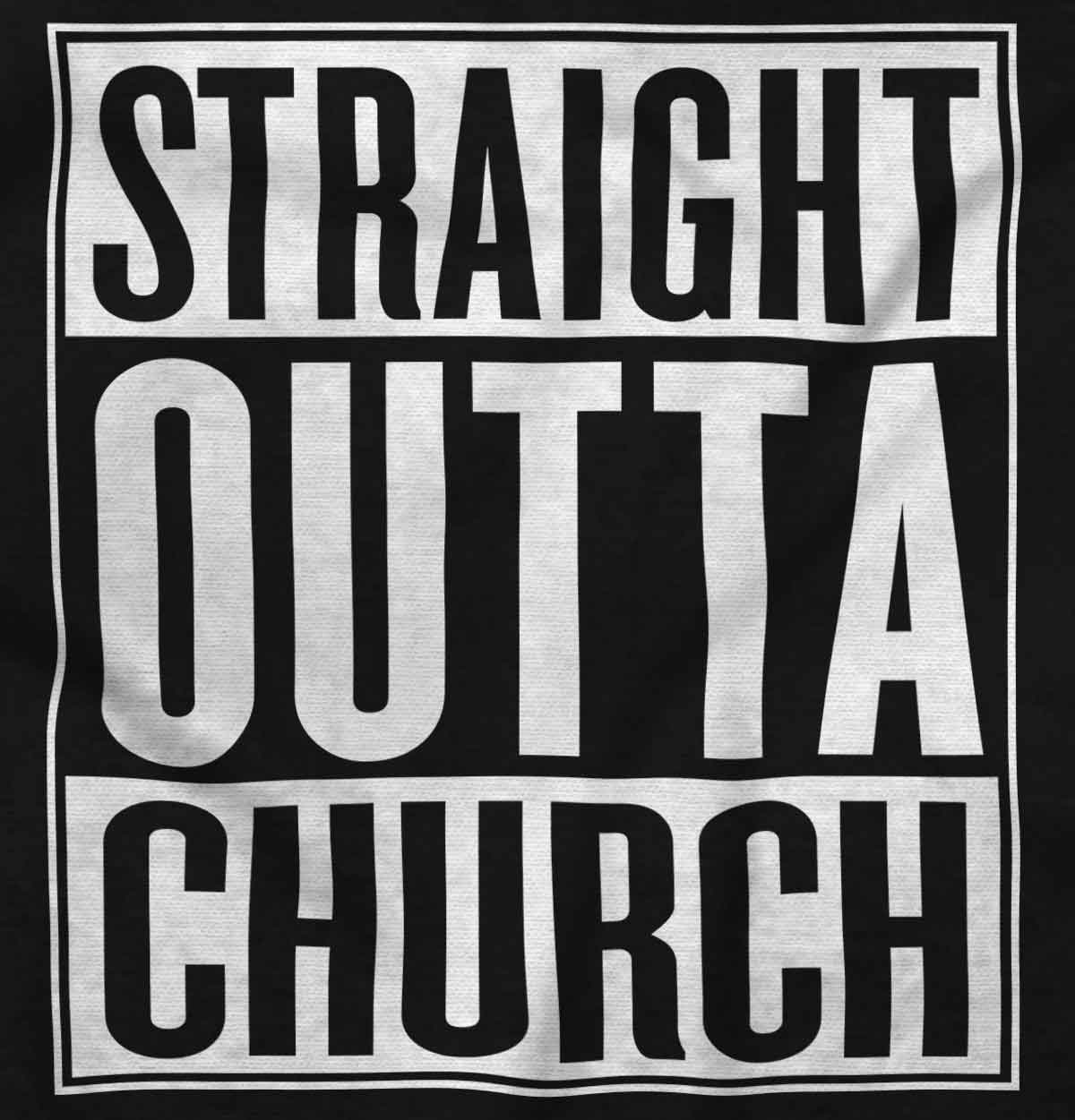 Straight Outta Church Zip Hoodie