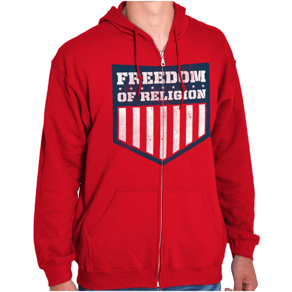 Freedom Of Religion Zip Hoodie