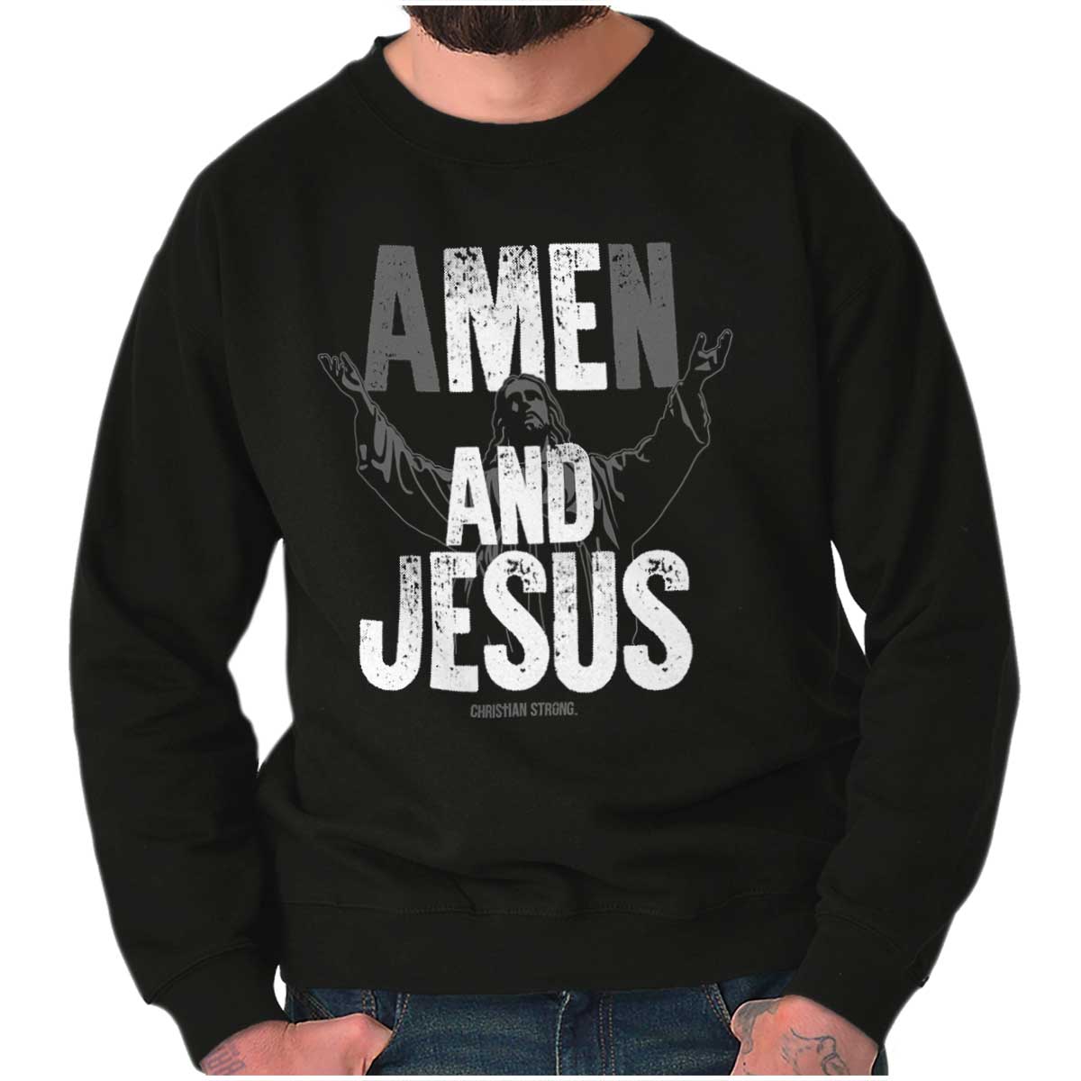 Me And Jesus Crewneck Sweatshirt