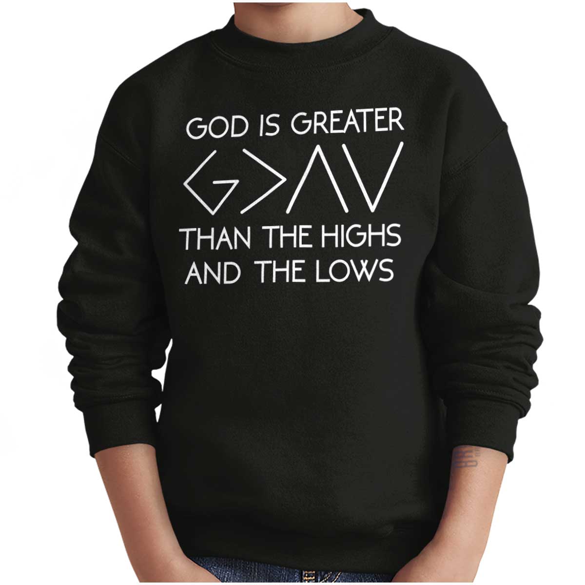 God Is Greater Youth Sweatshirt