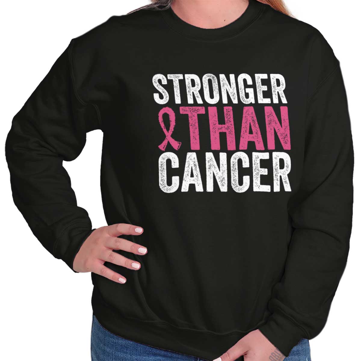 Stronger Than Cancer Crewneck Sweatshirt