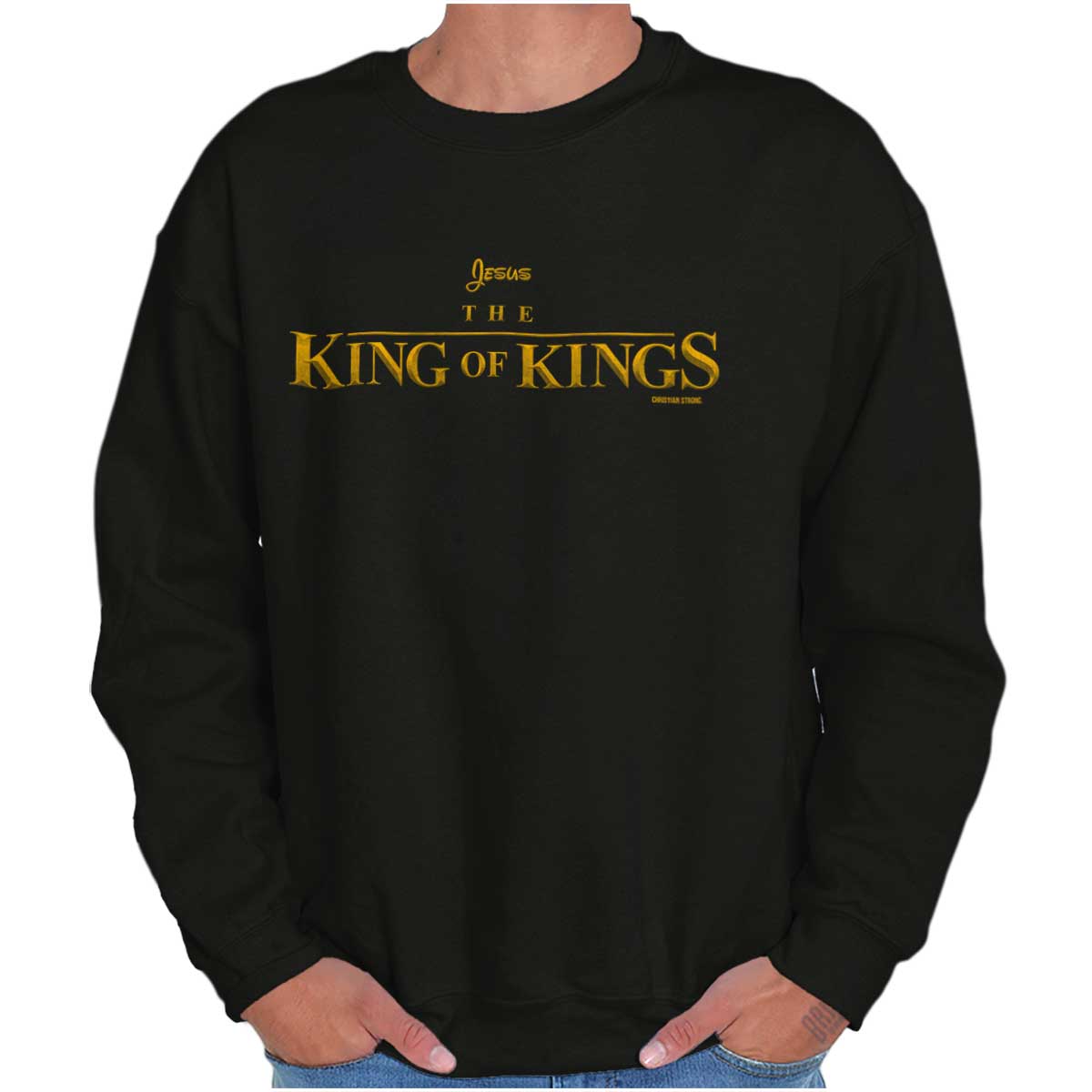 Jesus King Of Kings Crewneck Sweatshirt