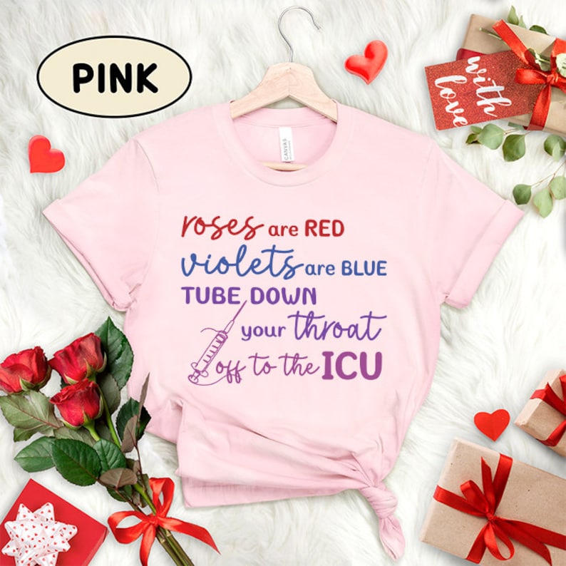 Funny ICU Nurse Valentine’s Day Shirt, Nursing Humor Vday Tshirt, Cardiac Nurse valentine T-Shirt – Peds Picu Cicu Icu Cute Nursing Student