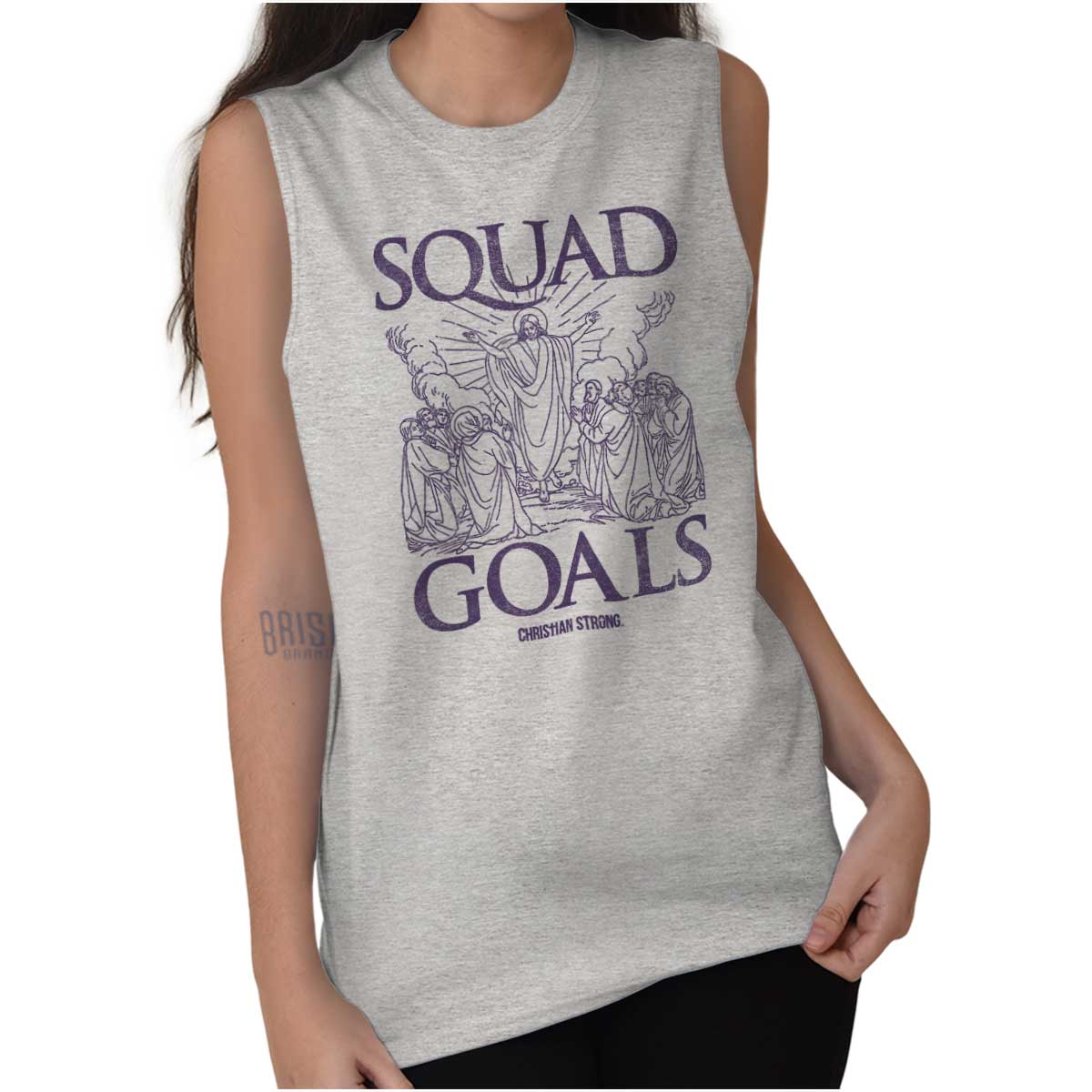 Jesus Squad Goals Sleeveless T Shirt