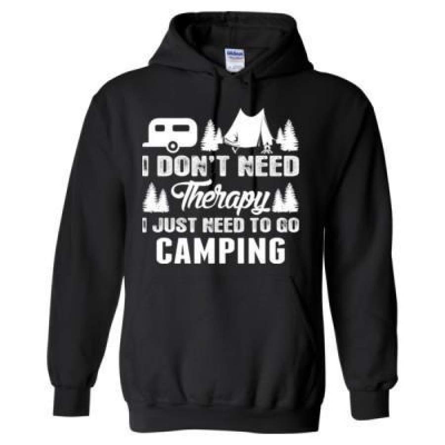 AGR I Do Not Need Therapy Just Need To Go Camping – Heavy Blend™ Hooded Sweatshirt