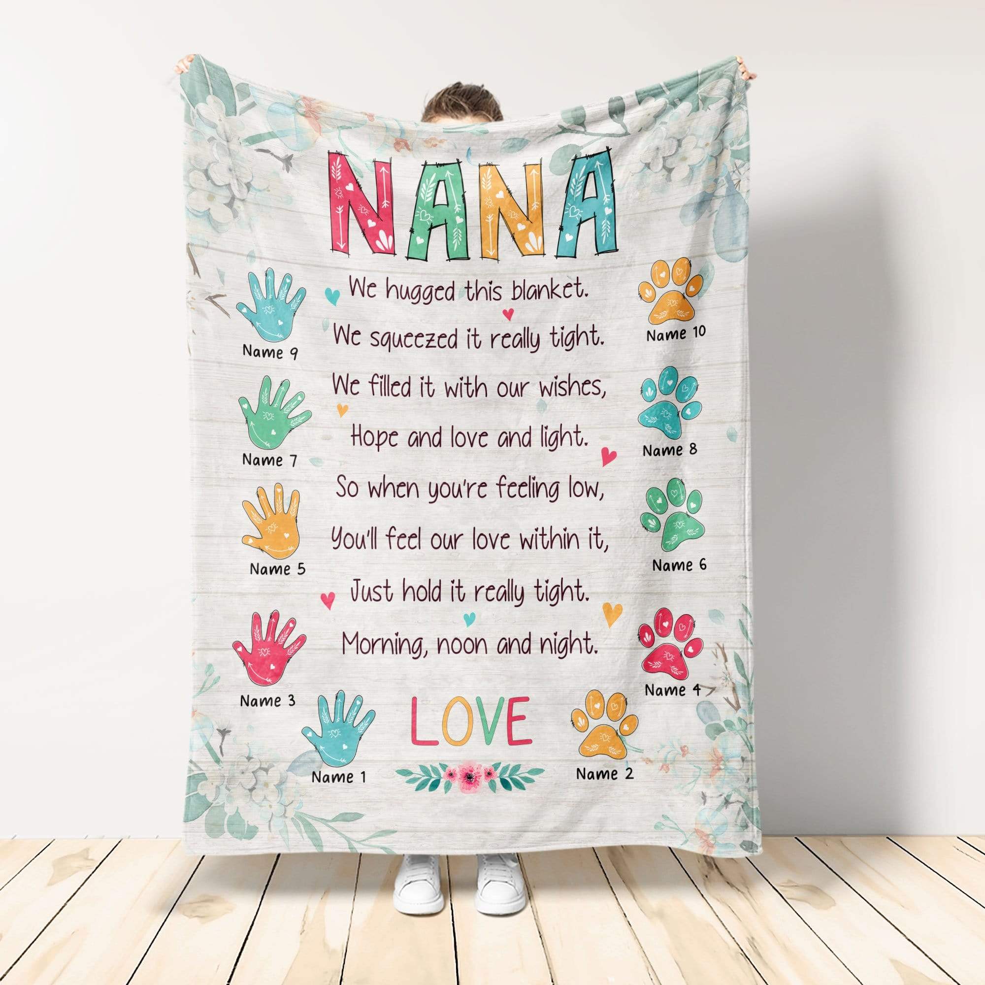 Nana We Hugged This Blanket