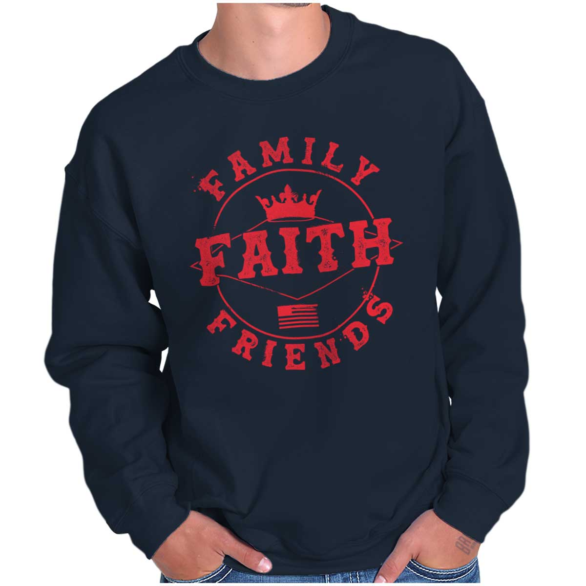 Faith Family Friends Crewneck Sweatshirt