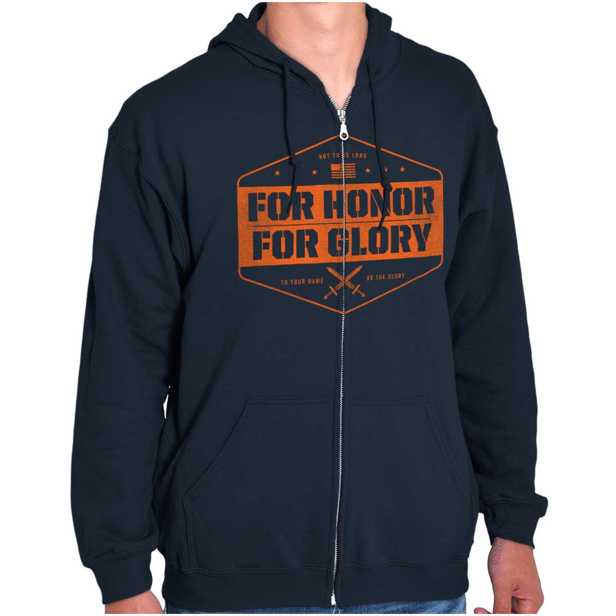 For Honor And Glory Zip Hoodie