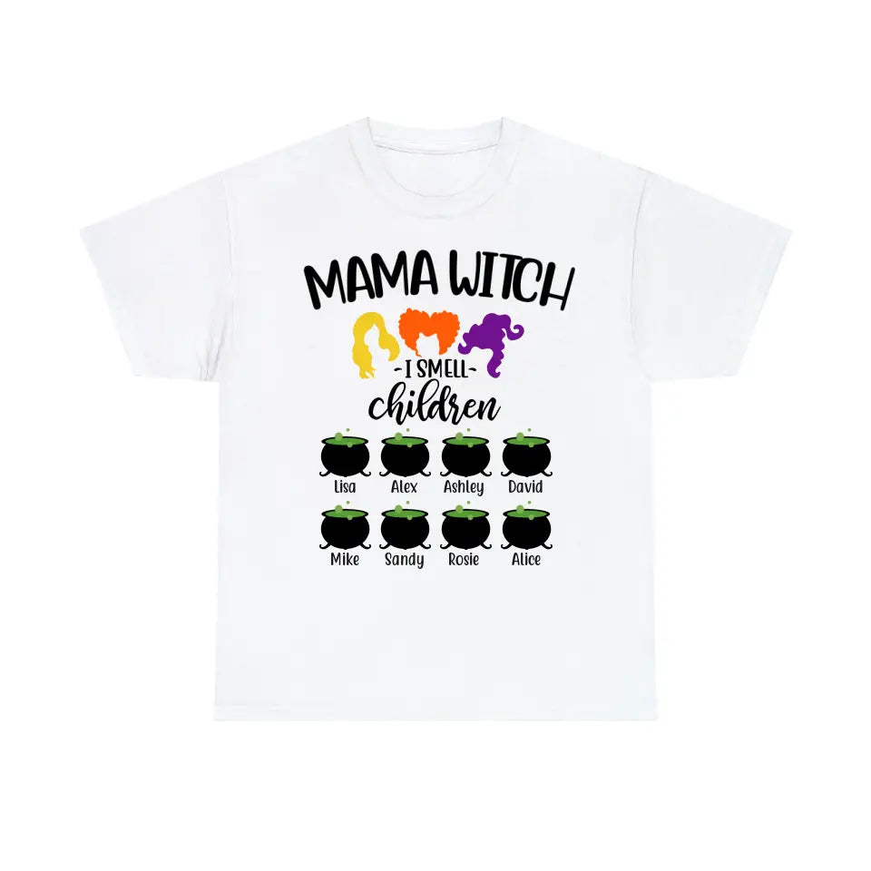 Mama Witch – Personalized Gifts Custom Halloween Shirt For Grandma, Mom