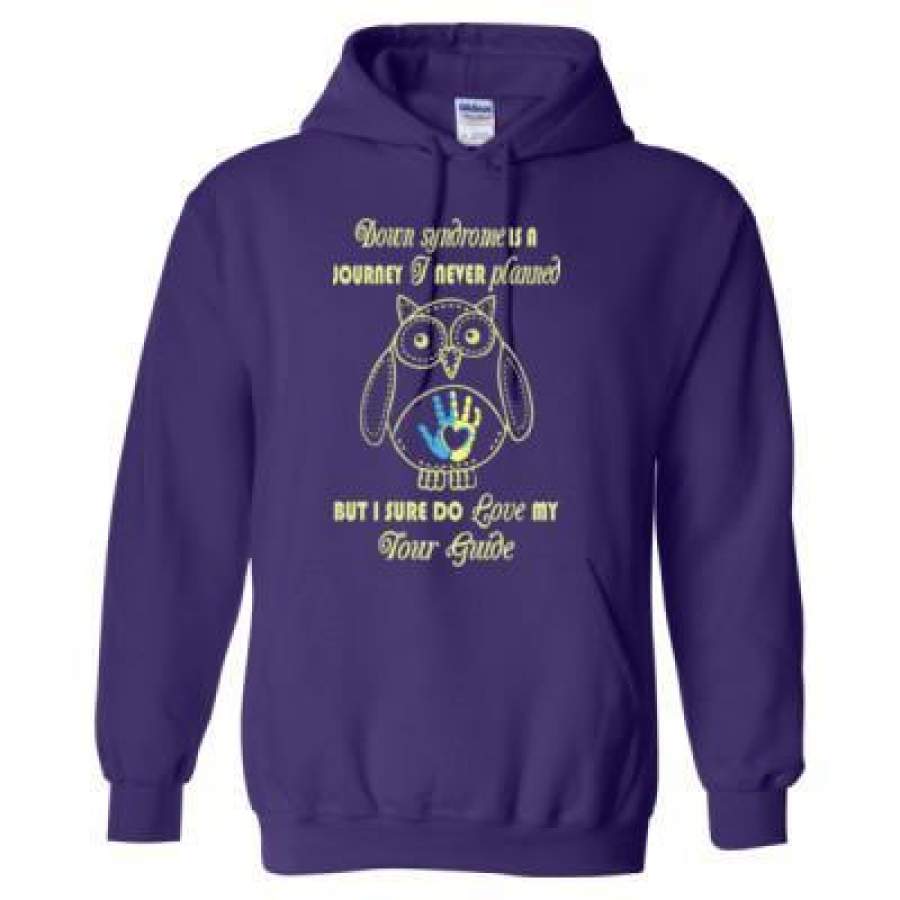 AGR Down Syndrome Is A Journey I Never Planned But I Sure Do Love My Tour Guide – Heavy Blend™ Hooded Sweatshirt