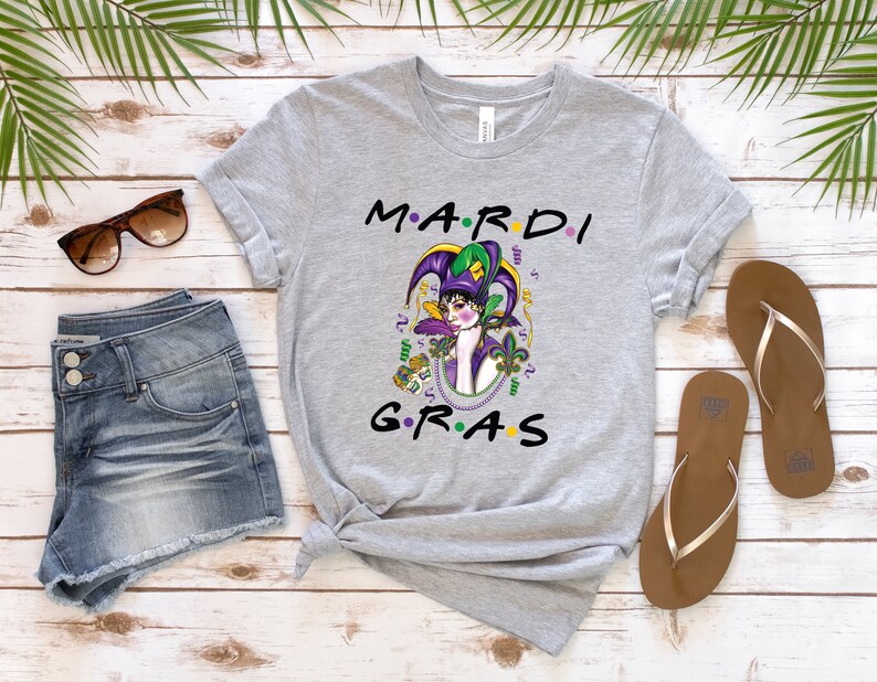 Mardi Gras Friends Shirts, Mardi Gras Sweatshirt, Friends Mardi Gras Shirts, Friends Theme Shirt, Louisiana Proud Gift, Festival Sweatshirt