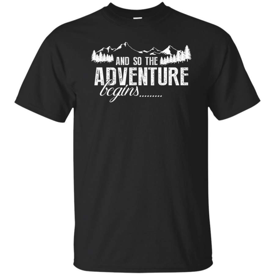 AGR And So The Adventure Begins Camping Road Trip T-shirt