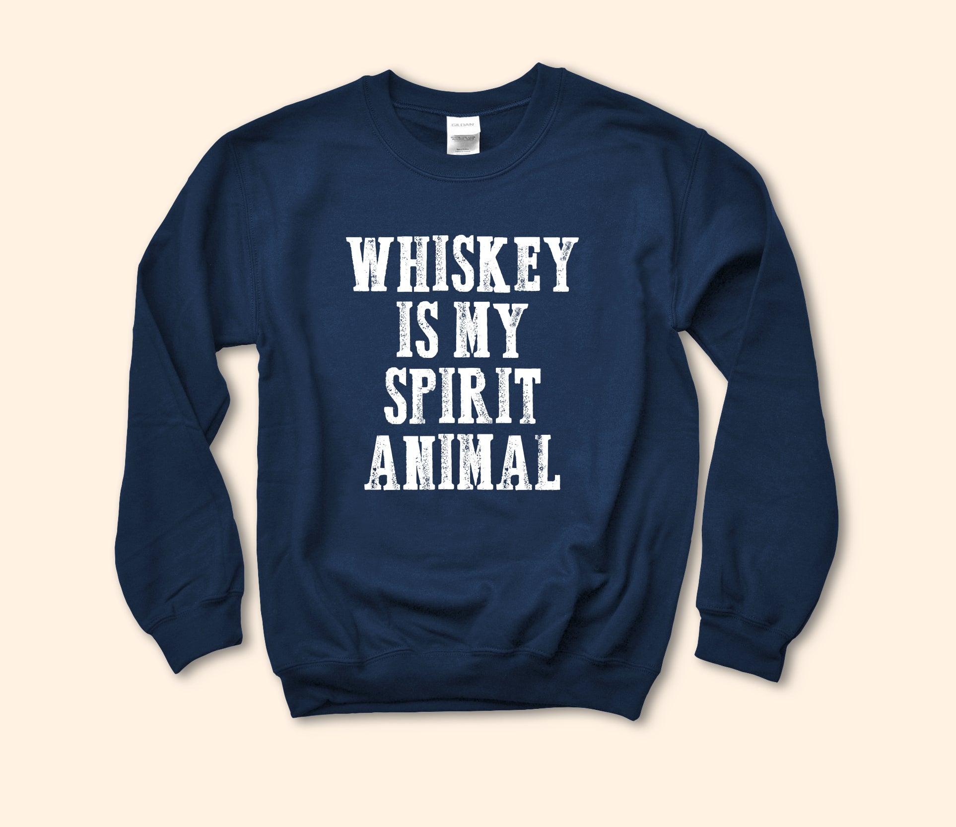 Whiskey Is My Spirit Animal Sweatshirt