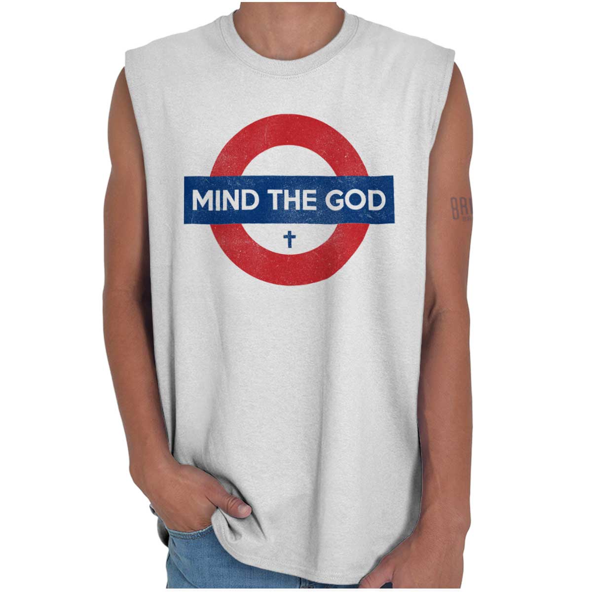 Mind The God Sleeveless T Shirt