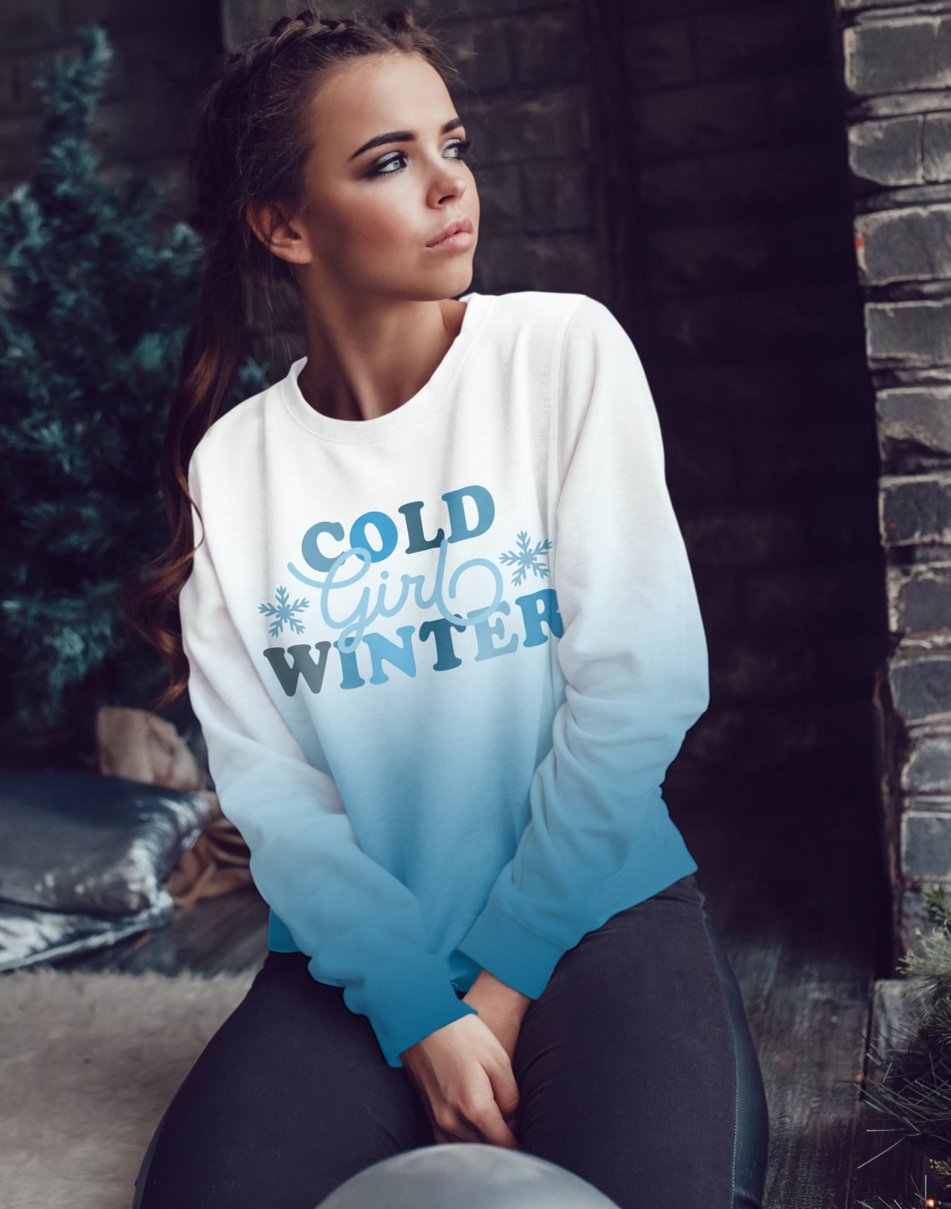 Cold Girl Winter Sweatshirt