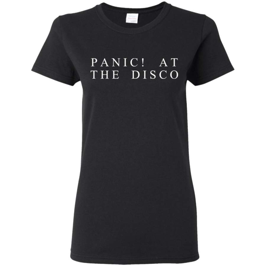 Panic At The Disco Hoodie Classic Band Logo Ladies T-Shirt