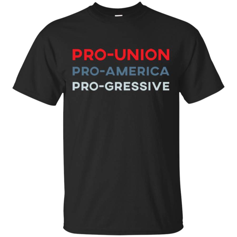 AGR American pro union Progressive men women unisex t-shirt