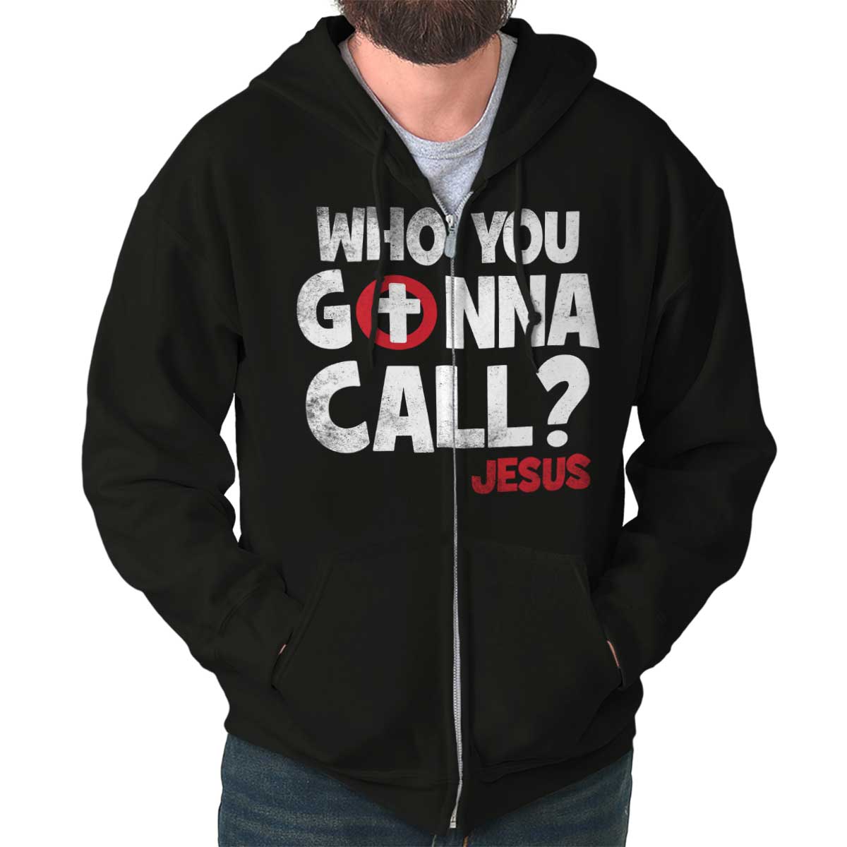 Who You Gonna Call Zip Hoodie