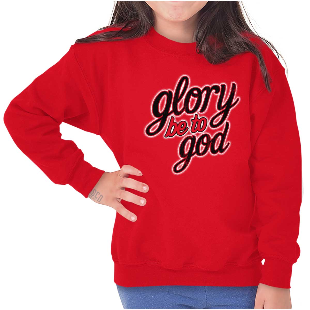 Glory Be To God Youth Sweatshirt